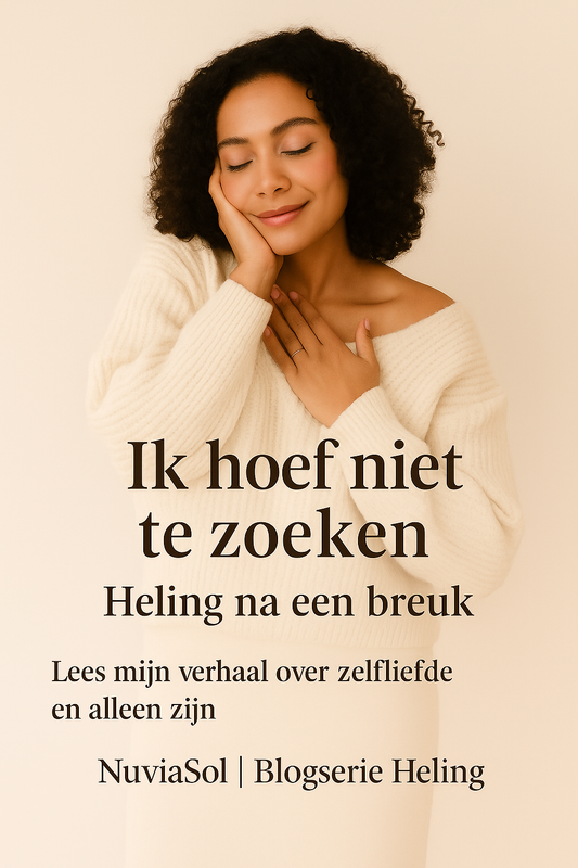 Je hoeft niet te zoeken. Het is oké om even alleen te zijn.