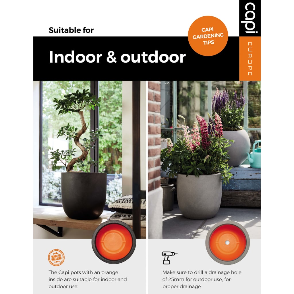 Capi Bloempot Nature Rib Elegant Deluxe