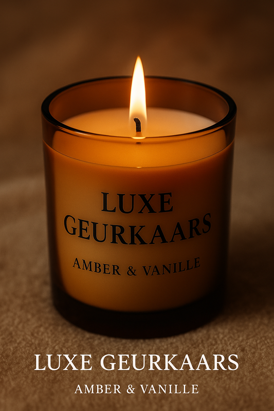 Luxe Geurkaars – Amber & Vanille (Coming Soon)